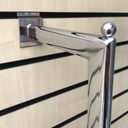 Stepped / Cranked Oval Display Arm For Slatwall
