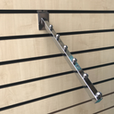 6 Ball Waterfall Sloping Display Arm For Slatwall