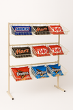 3 Tier Display Stand – 9 Basket Unit Stand White Shop Display for Bread, Snacks, Clothes or Toys