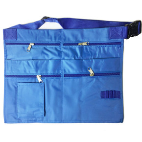 Waterproof 7 Pocket Blue Denim Market Trader Money Belt Bag Apron Pouch Adjustable Waist Strap