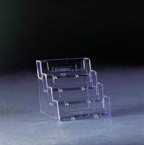 4 Tier Acrylic Business Card Holder