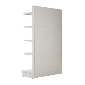 Jura White End Promotion Unit Retail Gondola Shelving - H180cm X 80cm