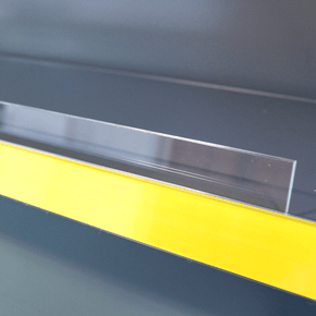 Acrylic Shelf Riser for Retail Shelving - H95mm (75mm Exposed)