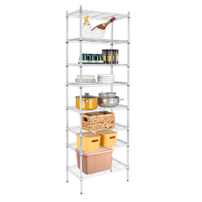 8 Tier Chrome Wire Shelving - 6ft Height