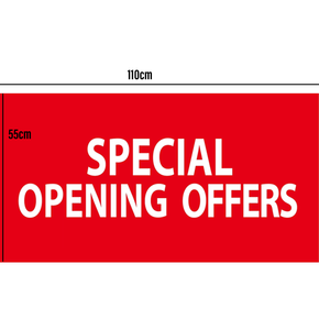SPECIAL OPENING OFFERS Poster Window Display Sign