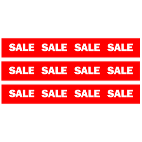 SALE SALE SALE Poster Window Display Sign- Pack of 3