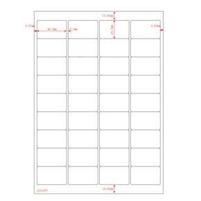 Multi-Purpose A4 White Self-Adhesive Labels - 36 Label Per sheet