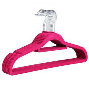 Pink Velvet Coated Hangers