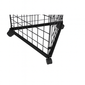4ft Black Three-Way Grid Mesh Stand 4ft Black Three-Way Grid Mesh Stand