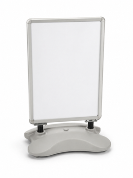 Grey A1 Waterbase Pavement Sign – Heavy Duty Outdoor Poster Display Stand