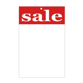 500 Red and White Sale Cards Tagging Gun Pricing Gun Hanger Swing Sale Was Now Tickets