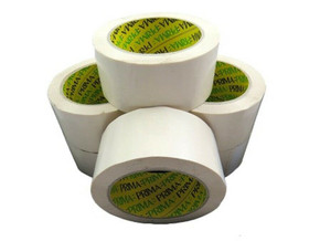 6x Roll Prima White Tape Strong Parcel Tape Multi Listing 48mm 66m