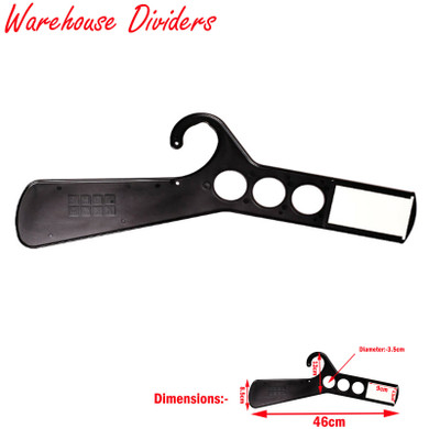 50 Warehouse Dividers - Black