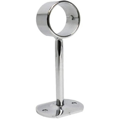 Drop Socket (3 Inch Heavy Duty) Diameter New Clothes Garment Rail Walk In Wardrobe Chrome Tubing Hanging Rail System