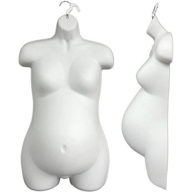 Female Pregnant Maternity Upper Torso Body Injection Mold Hanging Form