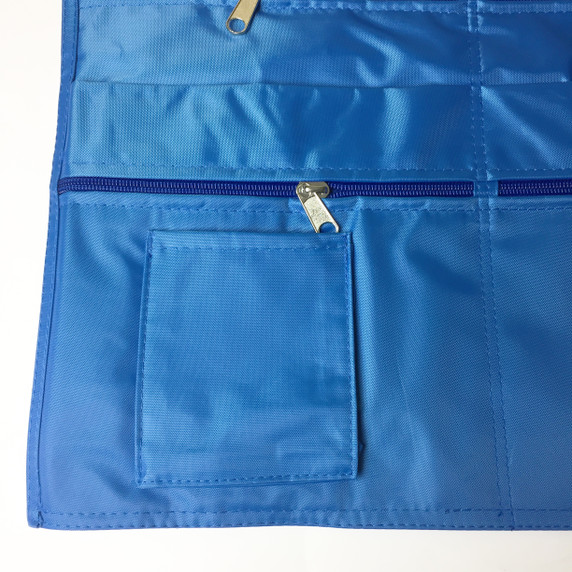 Waterproof 7 Pocket Blue Denim Market Trader Money Belt Bag Apron Pouch Adjustable Waist Strap