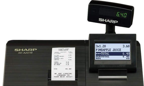 Sharp Cash Register XEA207B Black