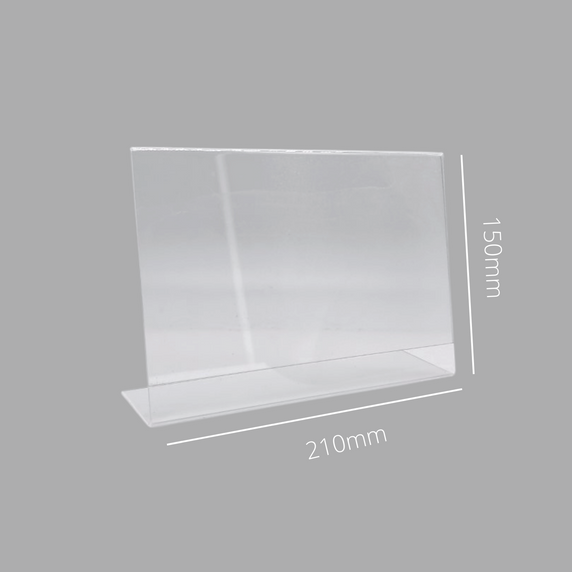 A5 Landscape Acrylic Poster Holder Stand