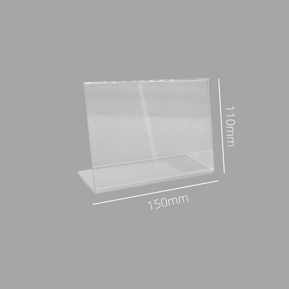 A6 Landscape Acrylic Poster Holder Stand