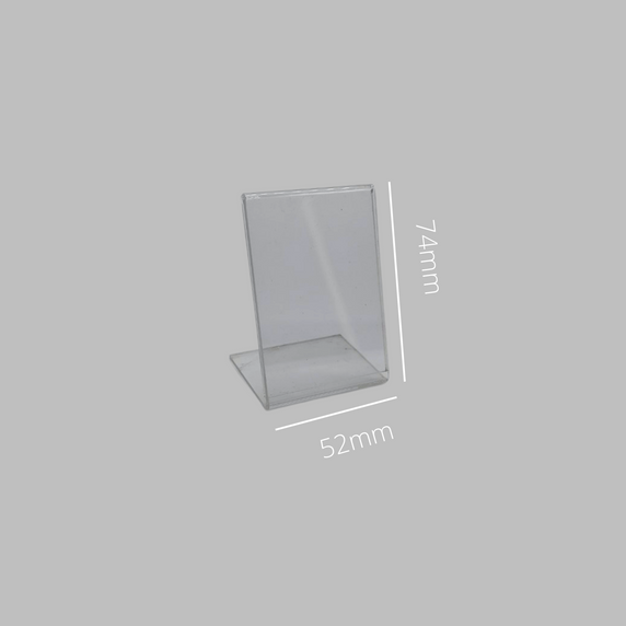 A8 Portrait Acrylic Poster Holder Stand