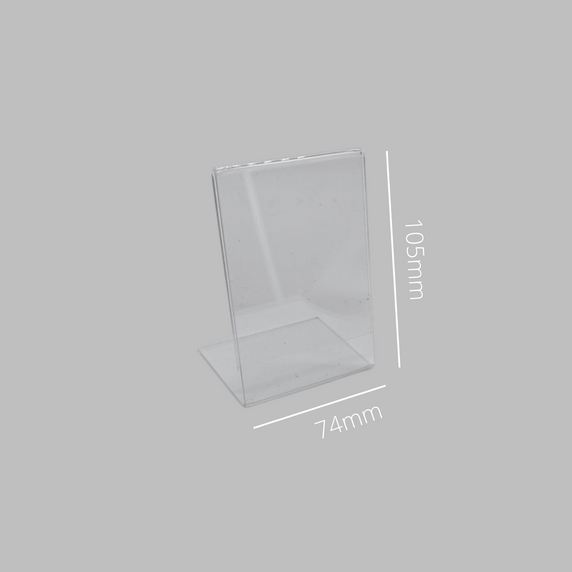 A7 Portrait Acrylic Poster Holder Stand