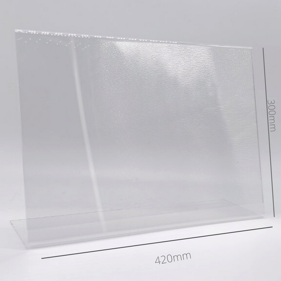 A3 Landscape Acrylic Poster Holder Stand