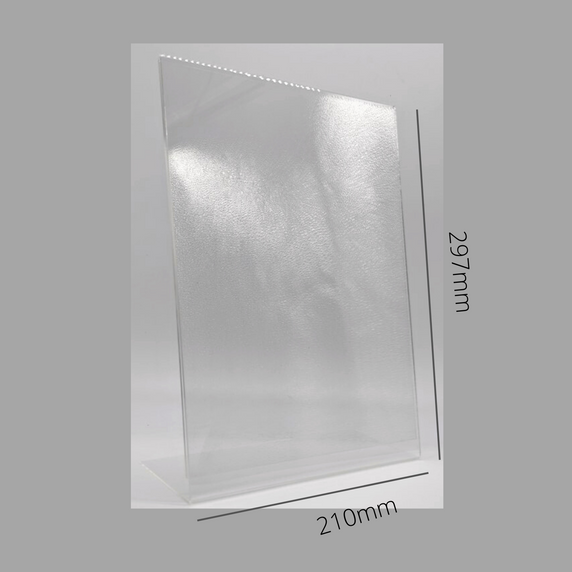 A4 Portrait Acrylic Poster Holder Stand