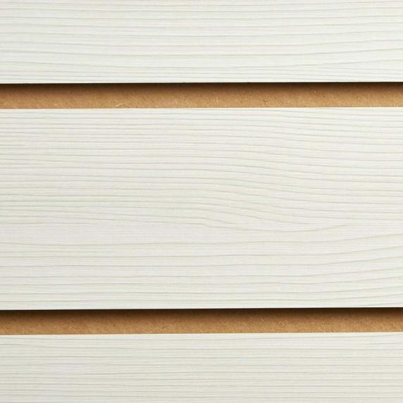 Pino White Slatwall Panel