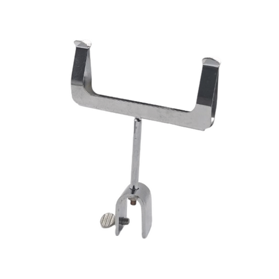 Chrome Display Price Ticket Card Holder Clothes Rail -Oval Clamp