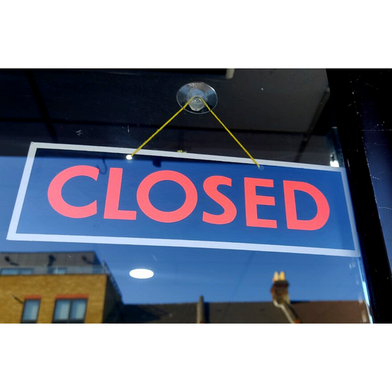 Black OPEN/CLOSED Signage