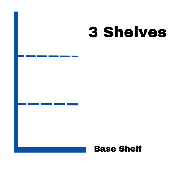 End Promotion Unit Retail Gondola Shelving - 3 Shelves