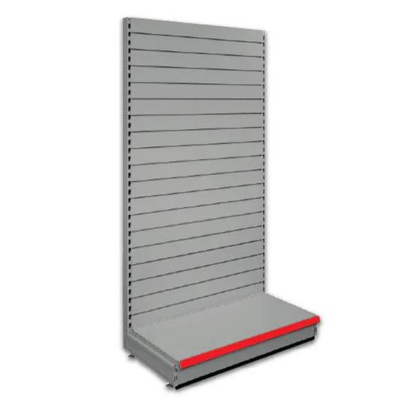 Retail Slatwall Back Panel Shelving Unit - H260cm X W80cm