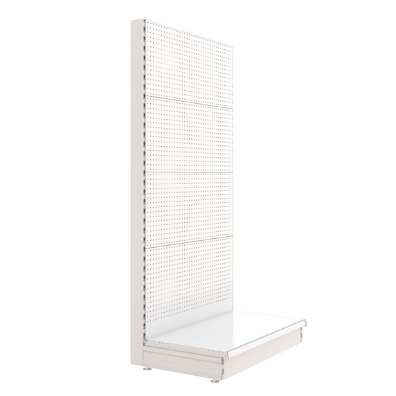 Retail Perforated Back Panel Retail Shelving - H160cm X W66.5cm