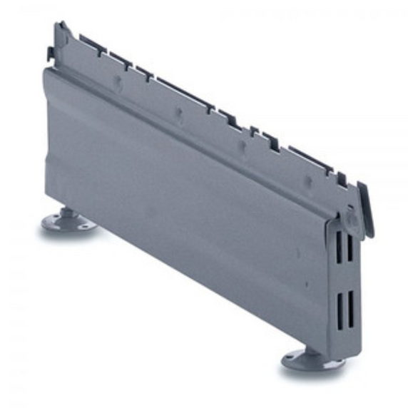 Silver Base Leg For Retail Shelving - H16cm