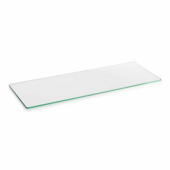 Glass Twin Slot Shelving Set - 20cm Width