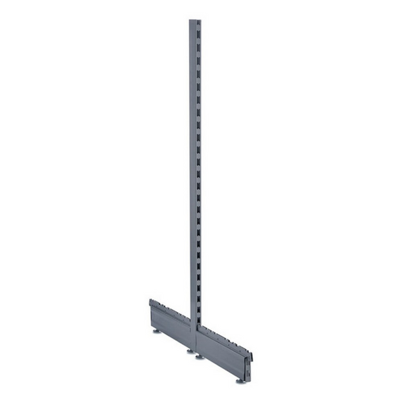 180cm Upright and Base Leg (Finisher) For Retail Gondola Shelving