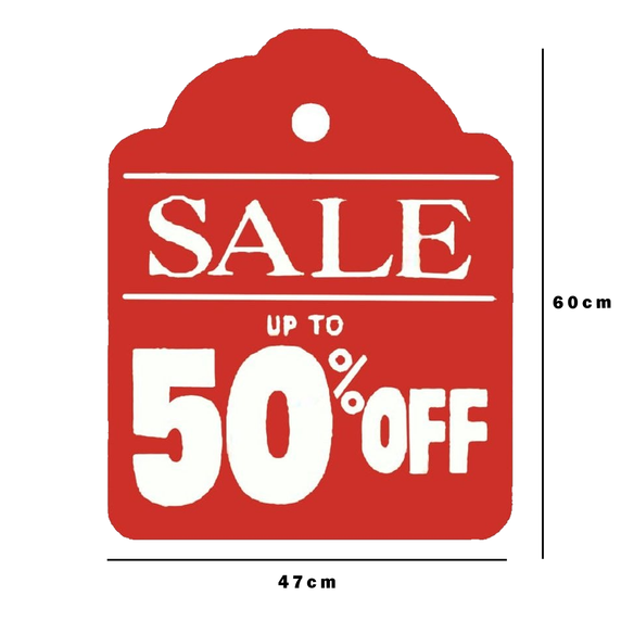 SALE UP TO 50% OFF Double-Sided Hanging Sign