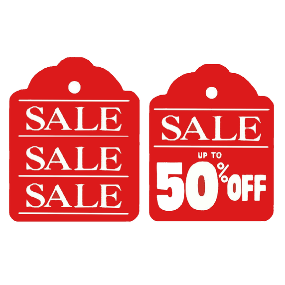 SALE UP TO 50% OFF Double-Sided Hanging Sign