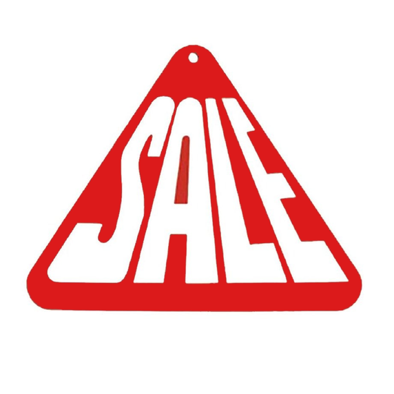 Triangle SALE Double-Sided Hanging Sign