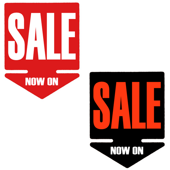 Arrow SALE NOW ON Double-Sided Hanging Sign