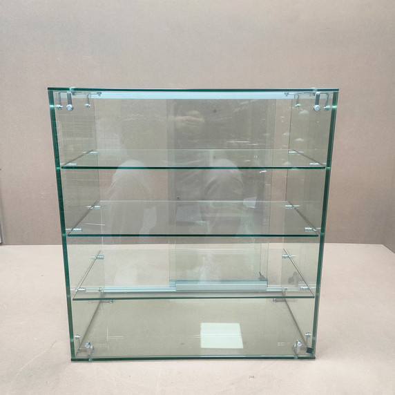 New Heavy Duty Countertop Ambient Glass Sweet Food Display Cabinet Case