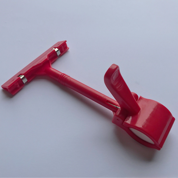 Plastic Red Clip-On Price Card Holders