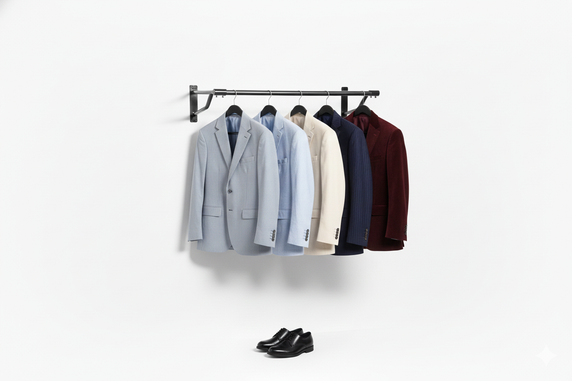 2ft Black Steel Hanging Rail–Durable,Stylish,and Ideal for Home or Retail Spaces