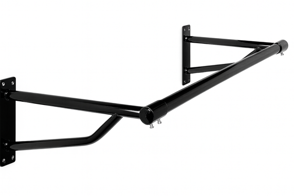 5ft Black Steel Hanging Rail