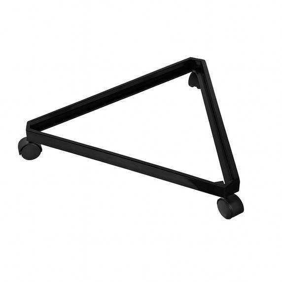 8ft Black Three-Way Grid Mesh Stand With Euro Hooks Included 195X