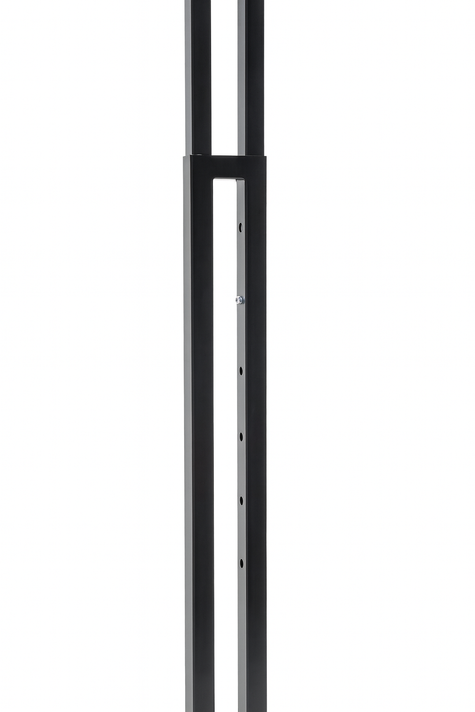 Heavy Duty 2-Way Sloping Arm Clothing Rail – Adjustable Black Display Stand with Wheels & Brakes