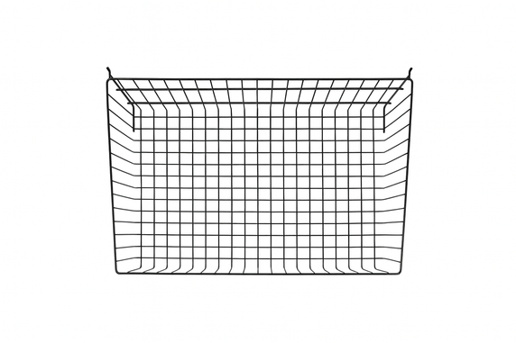 Black  Heavy Duty 6 Tier Stackable Display Basket