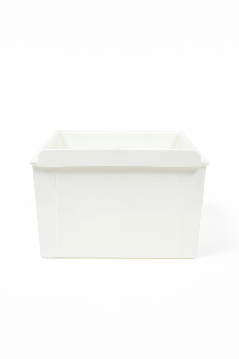 Long Slatbox Shelfbox Storage Bin – Heavy Duty Slatwall Display Box for Shop