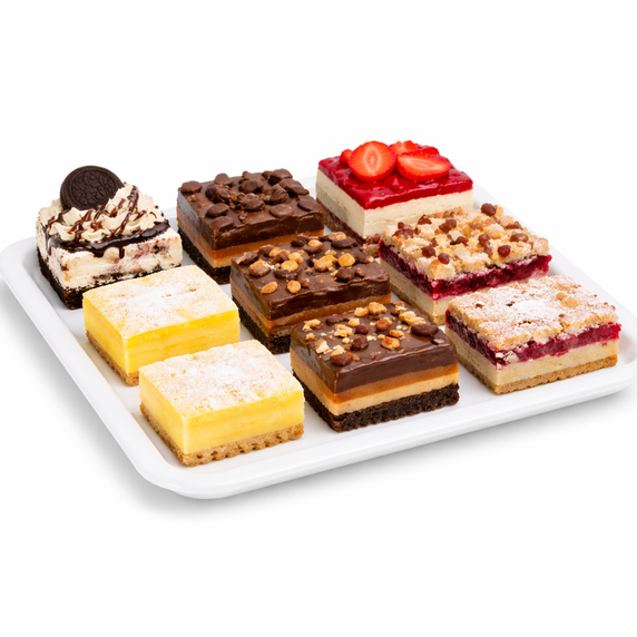 Heavy Duty Plastic Bakery Display Tray – Pastry & Food Display Tray (White)