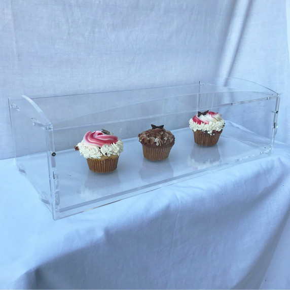 Acrylic Bakery Pastry Display Case Stand Cabinet Cakes Donuts Cupcakes Pastries